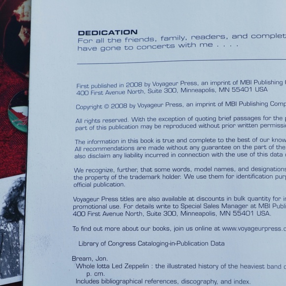 Led Zeppelin Hardcover Book - Picture 9 of 13